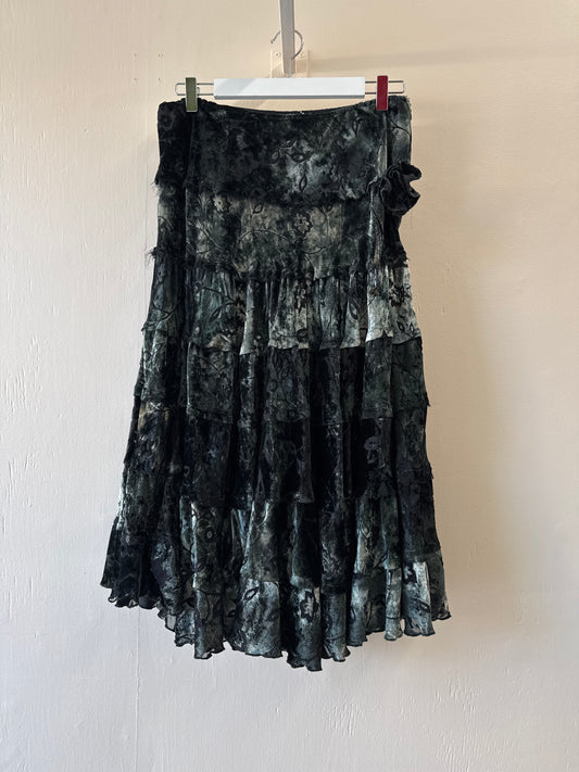 Second-Hand-Bedo-Velvet-Skirt