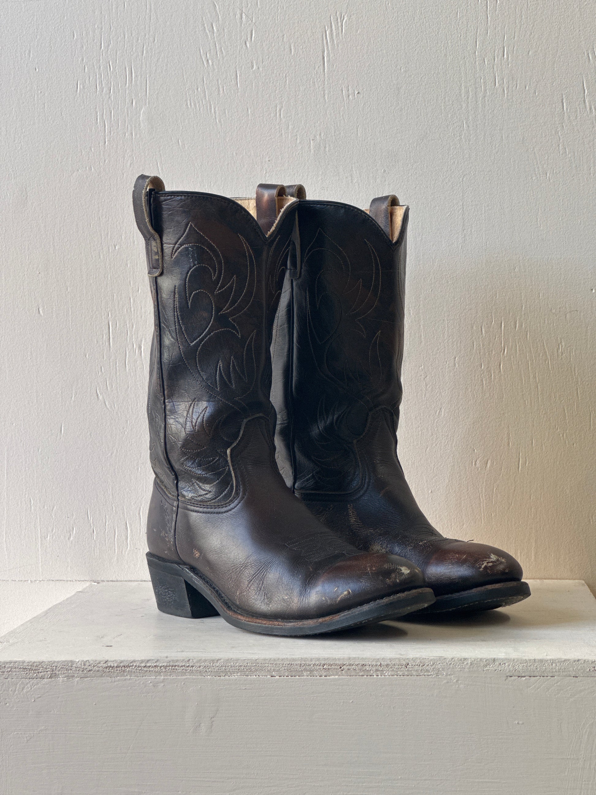 Second-Hand Leather Cowboy Boots
