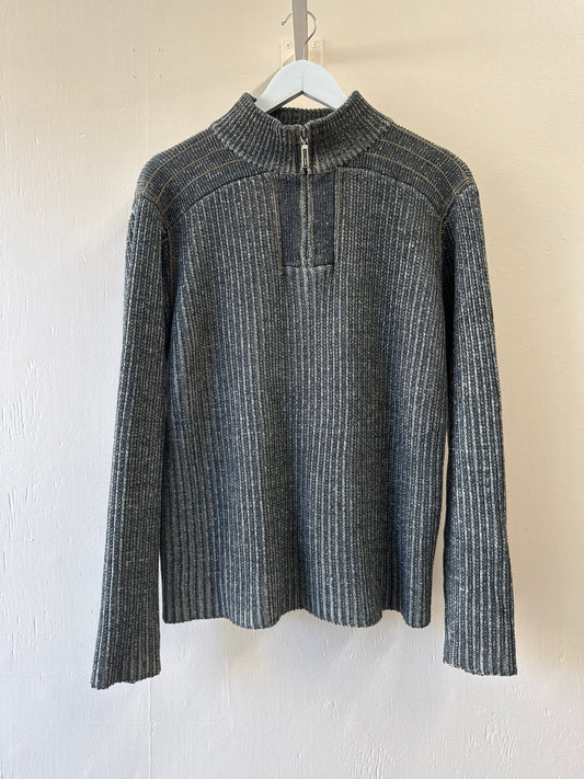 Second-Hand Point Zero Quarter Zip Sweater