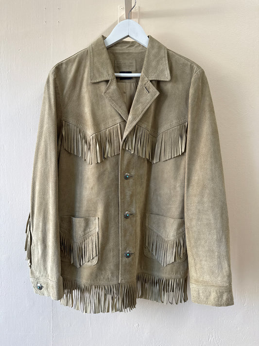 Second-Hand Ralph Lauren Cowboy Palomino Leather Jacket