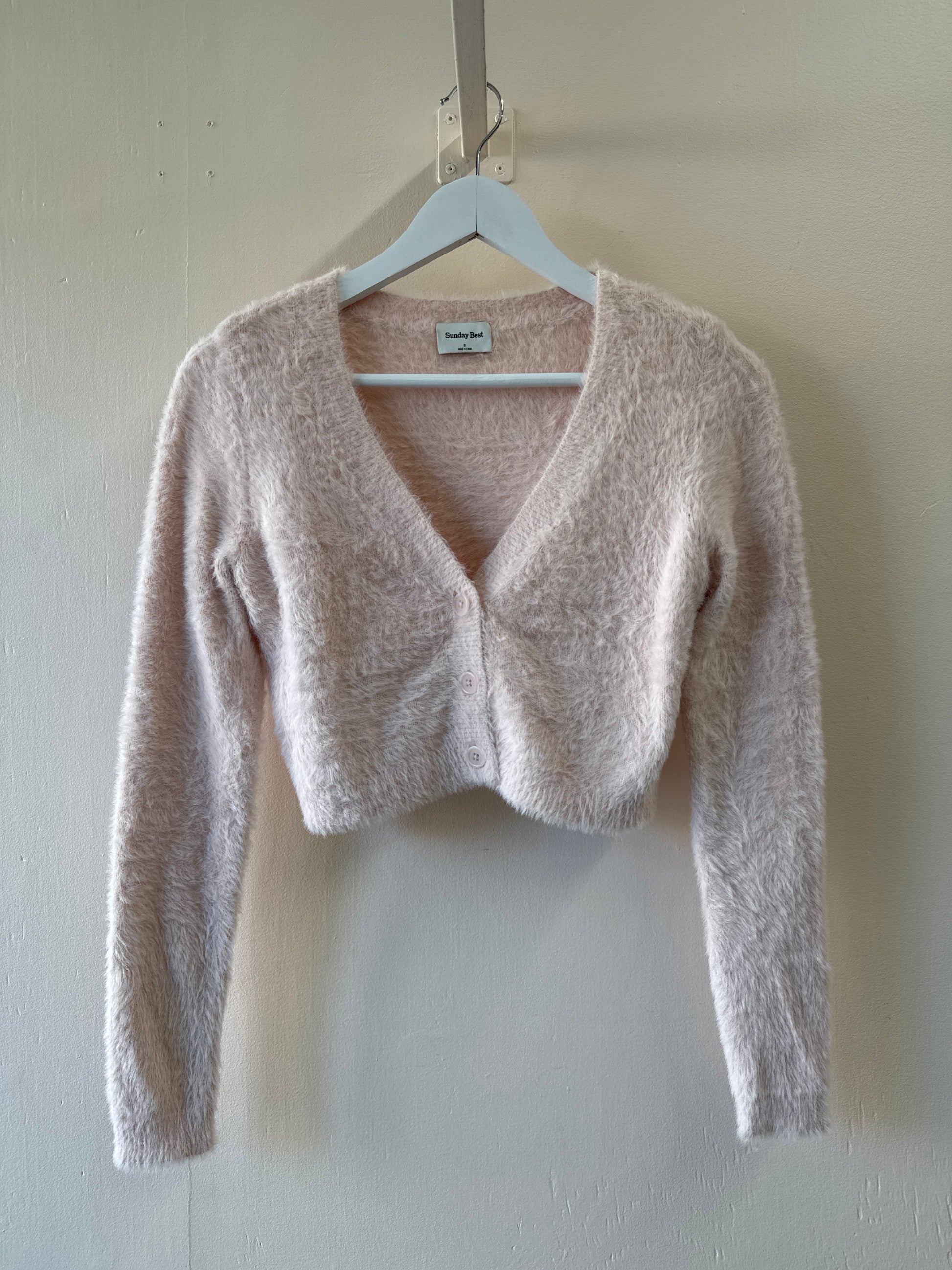 Second-Hand Sunday Best Fluffy Cardigan