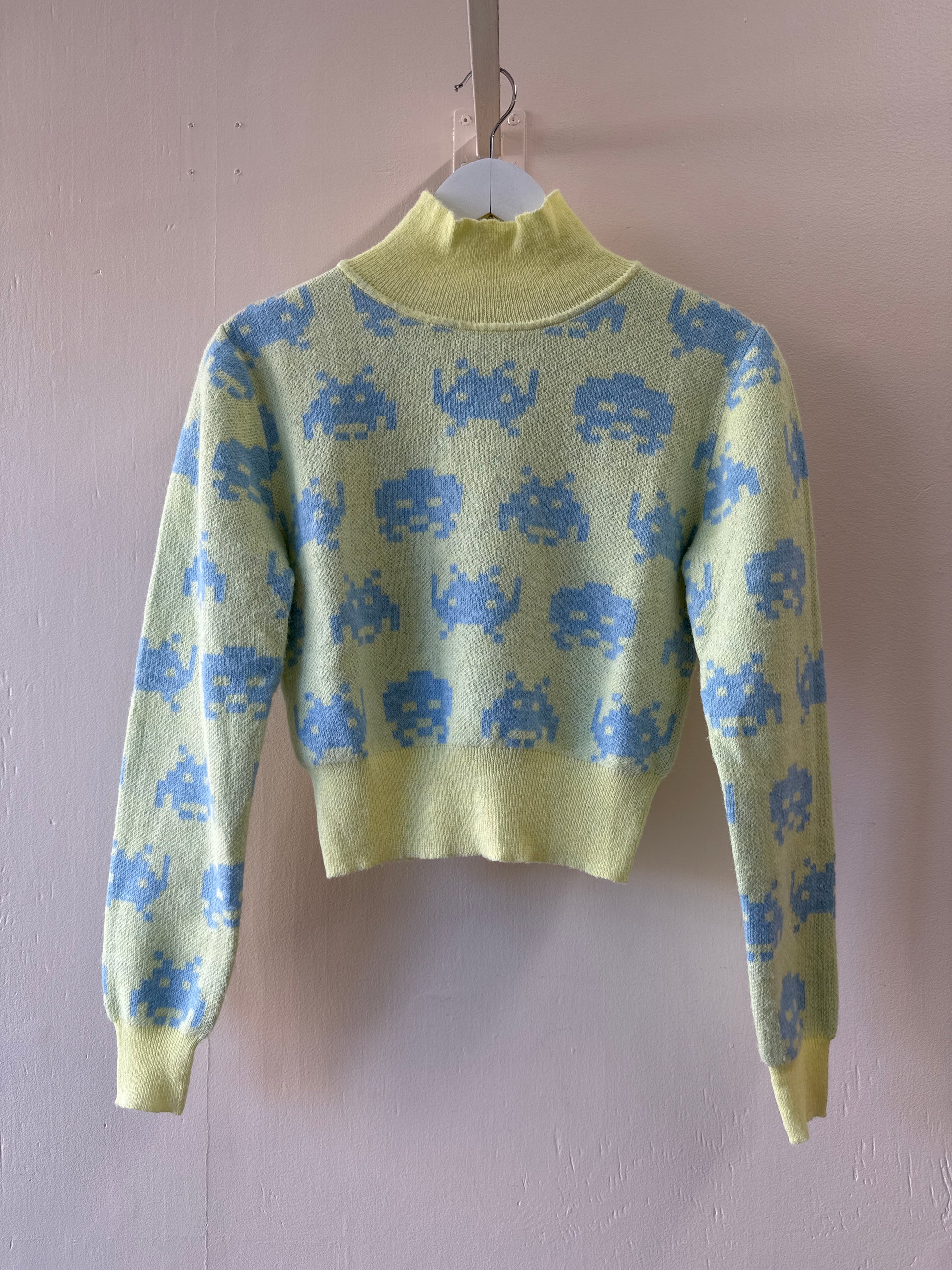 Second-Hand Zara Space Invaders Sweater