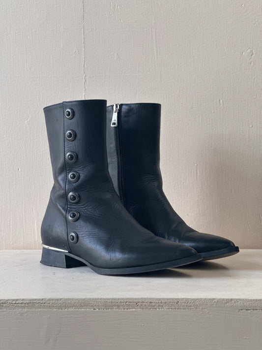Second-Hand Ma&Lo Made in Italy Leather Boots