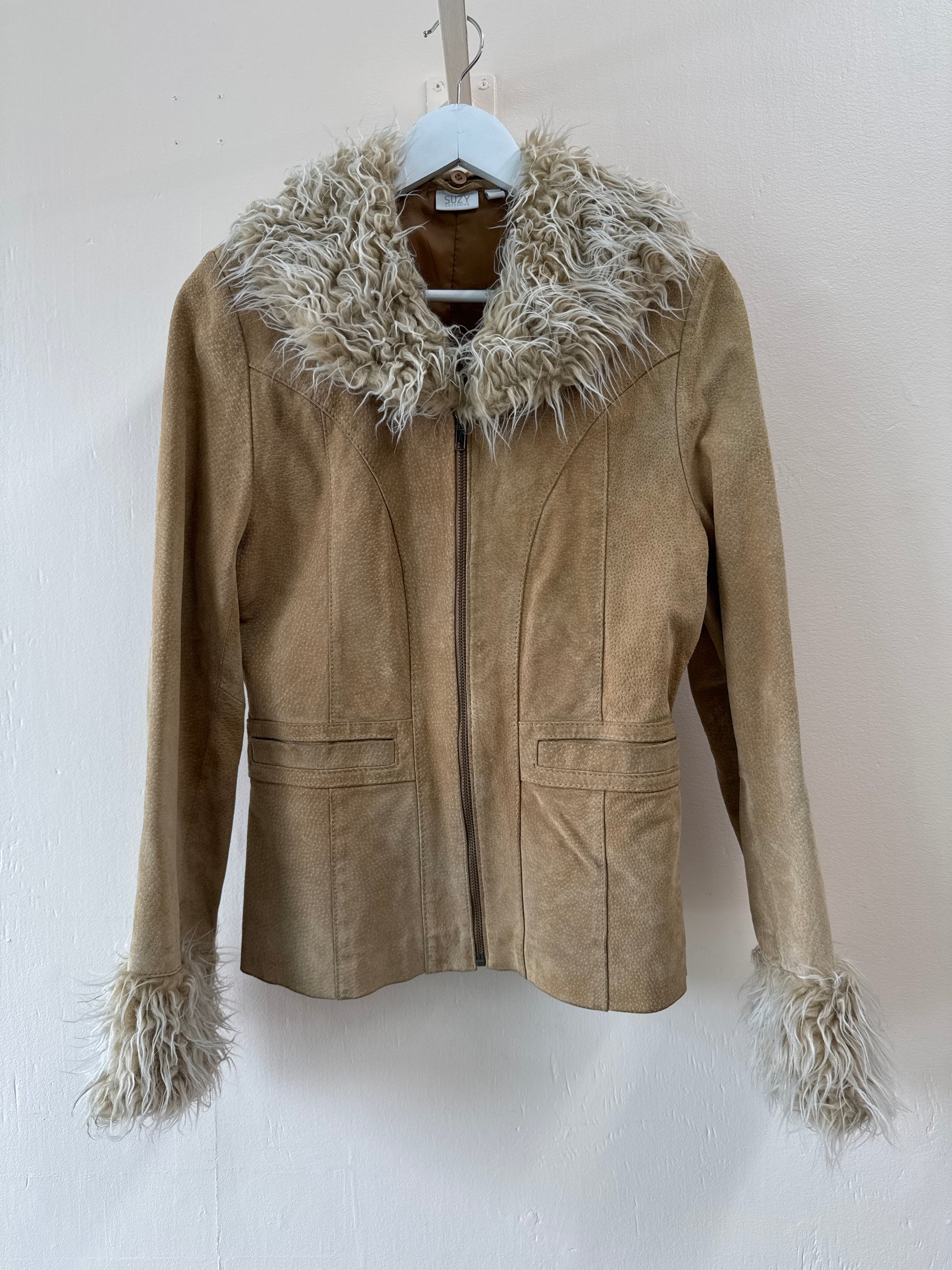 Suzy Shier Vintage Leather Leather Jacket