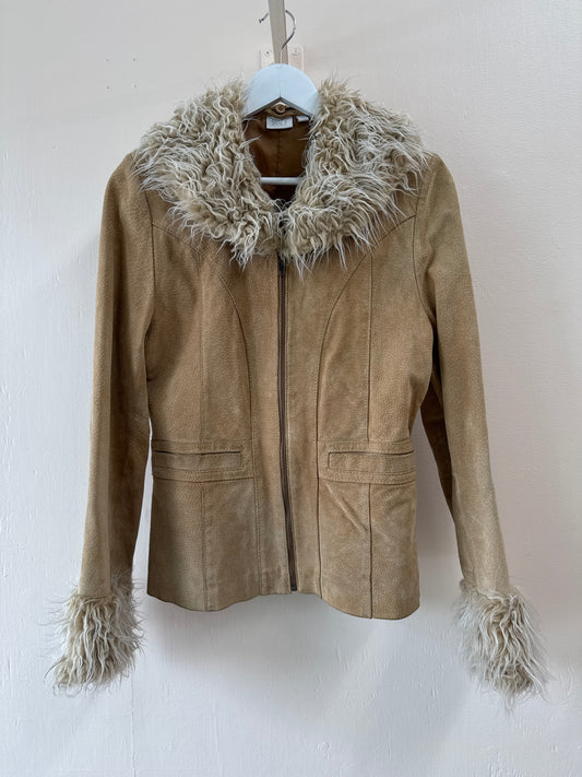 Suzy Shier Vintage Leather Leather Jacket