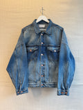 Denim bomber jacket cotton size L