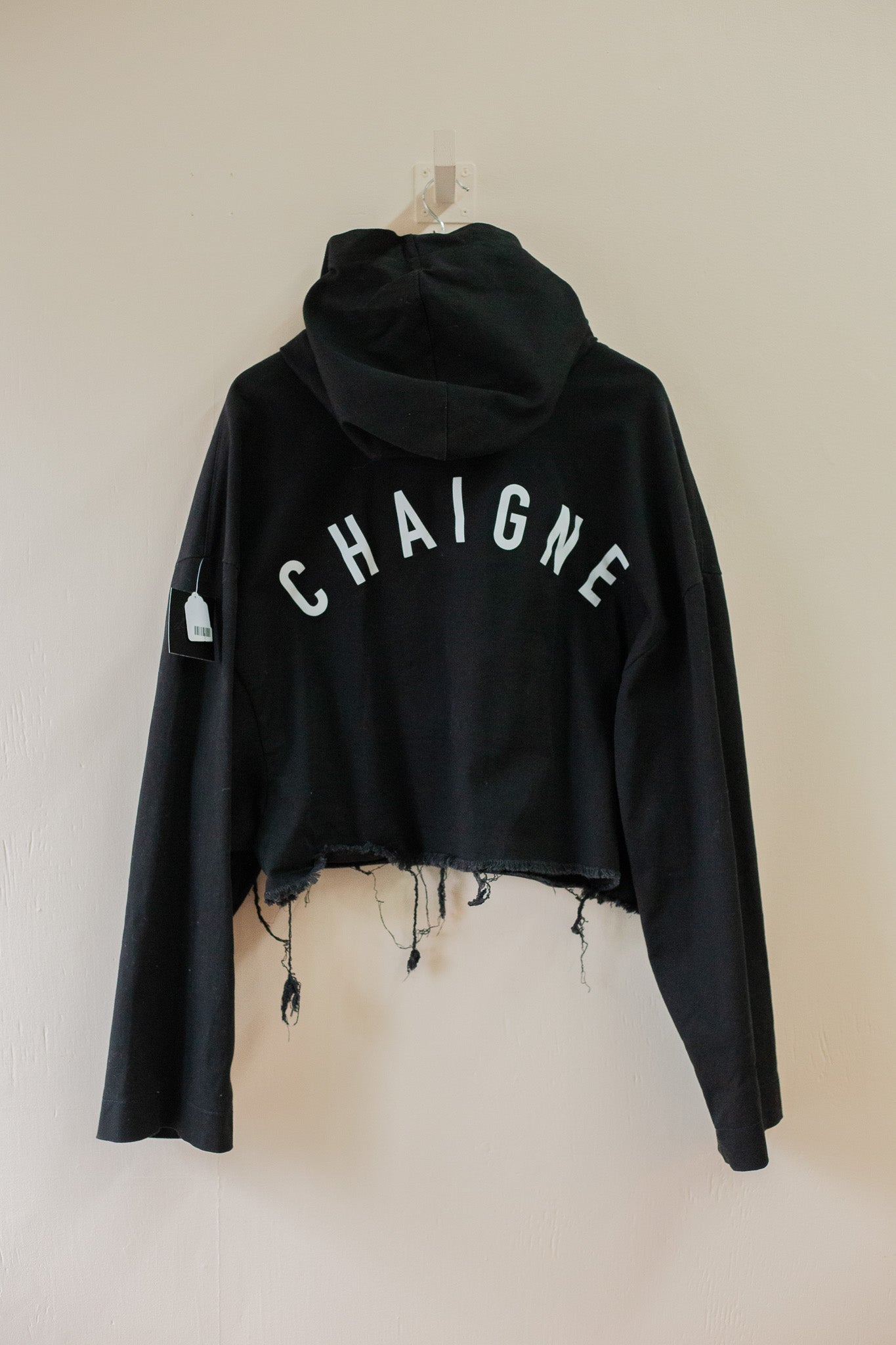 guillaum chaigne Upcycled Zip-Up Hoodie