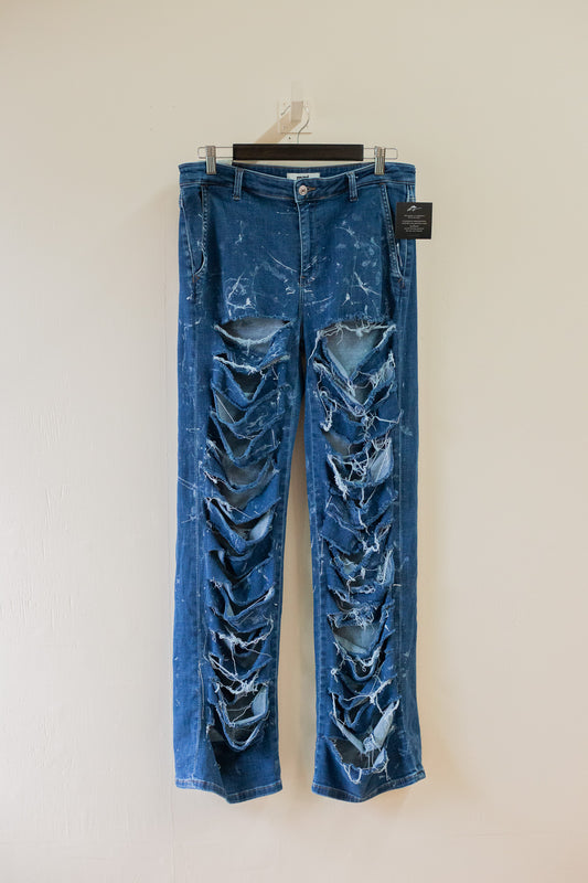 guillaum chaigne Upcycled Ripped Jeans