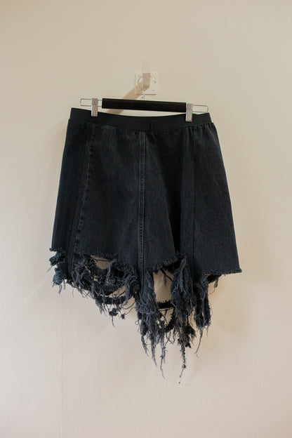 guillaum chaigne Upcycled Mini Denim Skirt