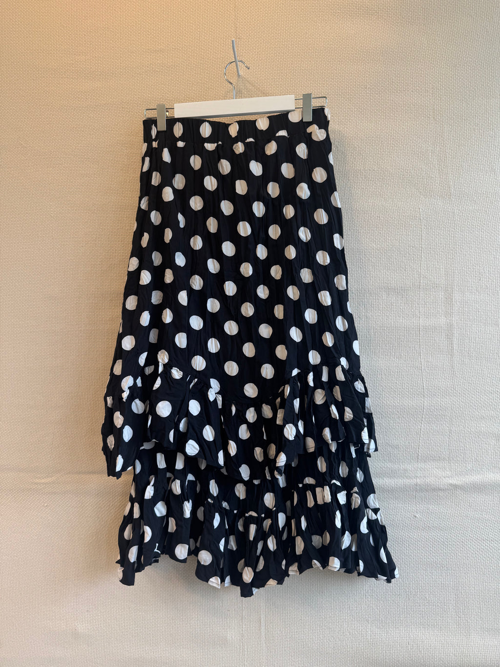 UCHUU polka dot maxi skirt size M