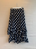 UCHUU polka dot maxi skirt size M